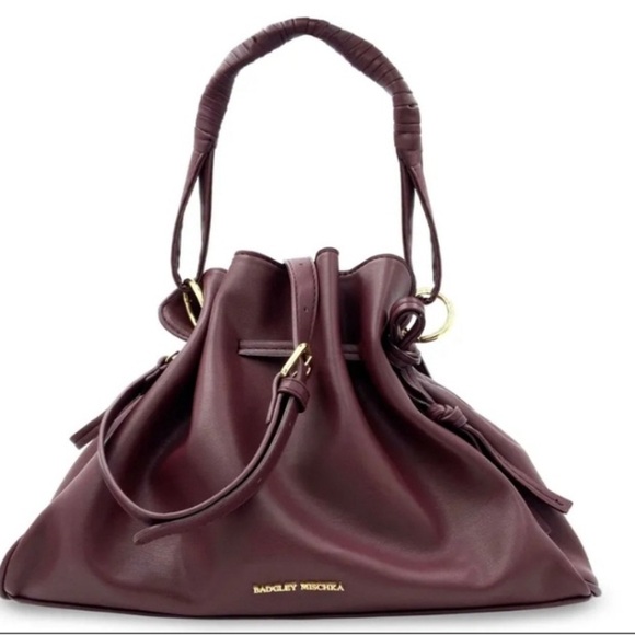 NWT BADGLEY MISCHKA -WINE COLORED MONO BAG - Picture 9 of 9